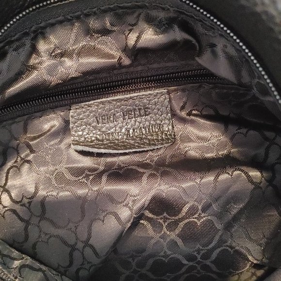 Vera Pelle Pebbled Leather Handbag/Tote/Shoulder - Picture 3 of 3